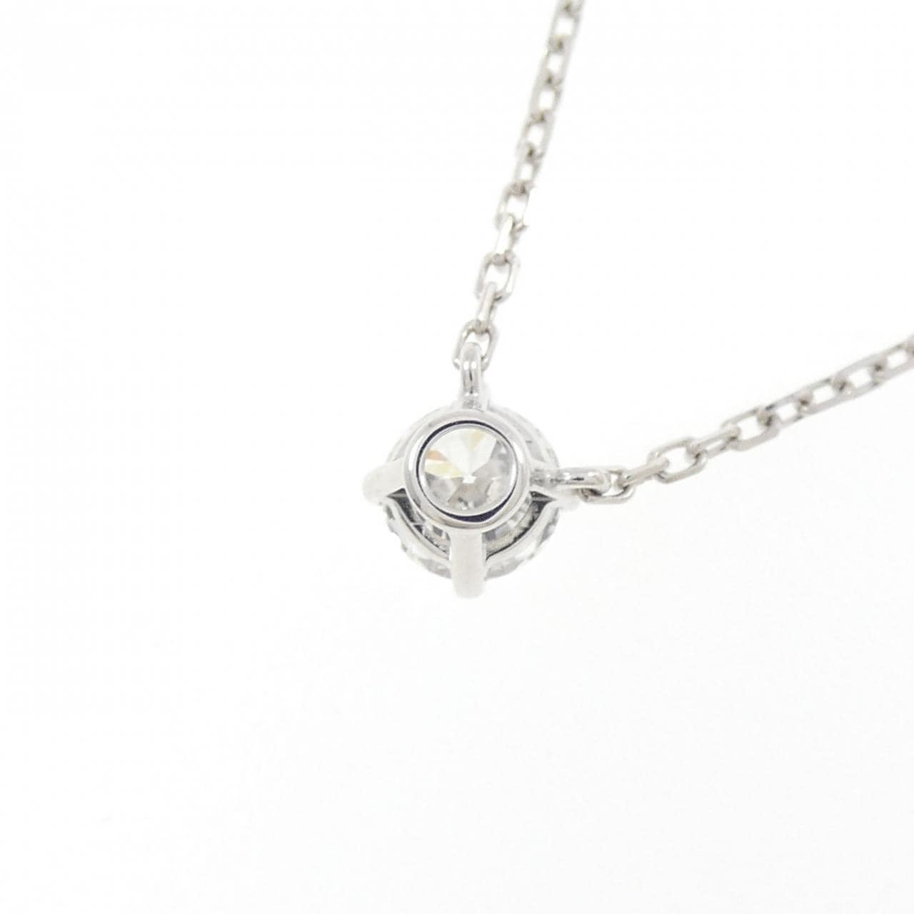 カルティエ ダイヤモンド ネックレス 0.28CT E VVS1 3EXT