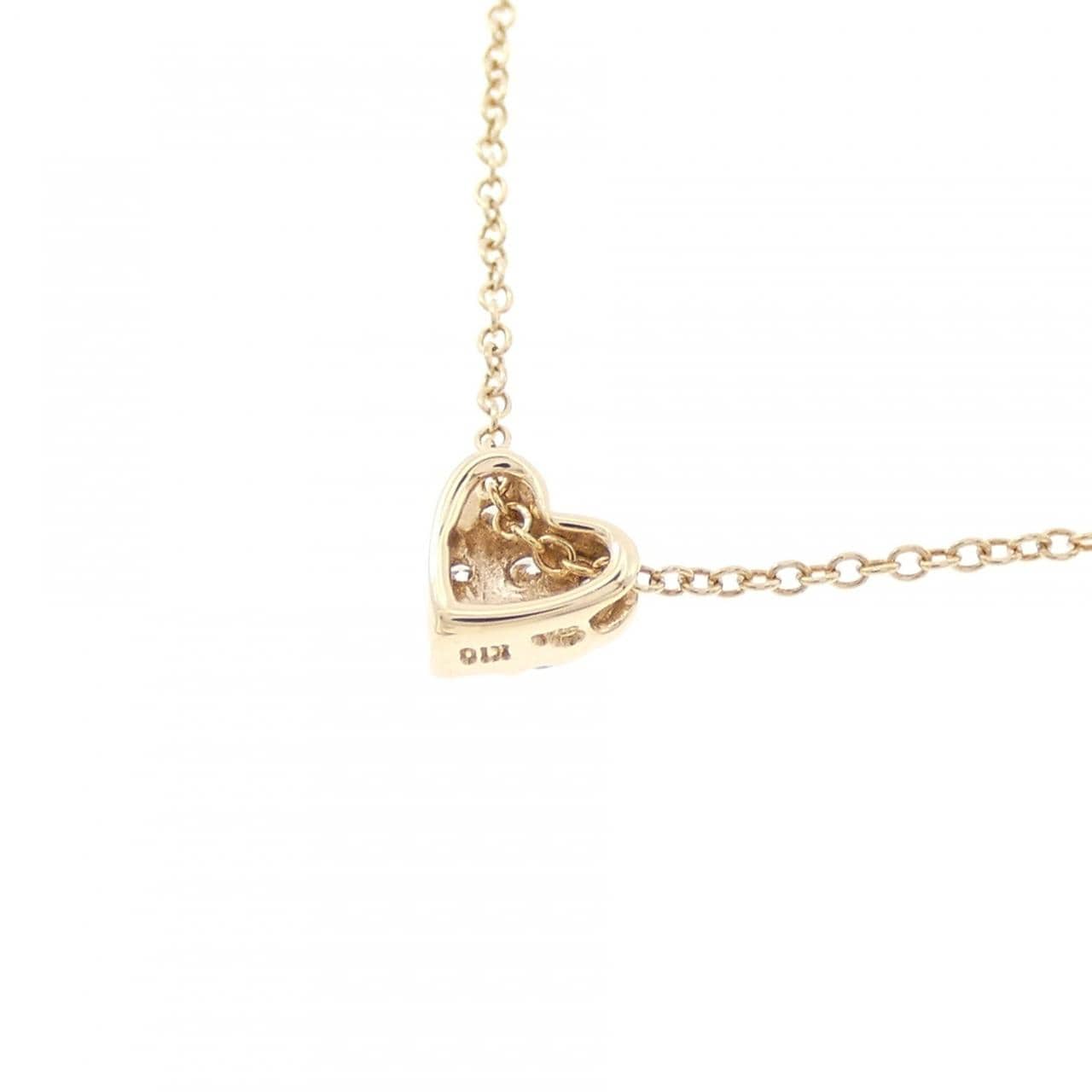 スタージュエリー ハート ダイヤモンド ネックレス 0.06CT