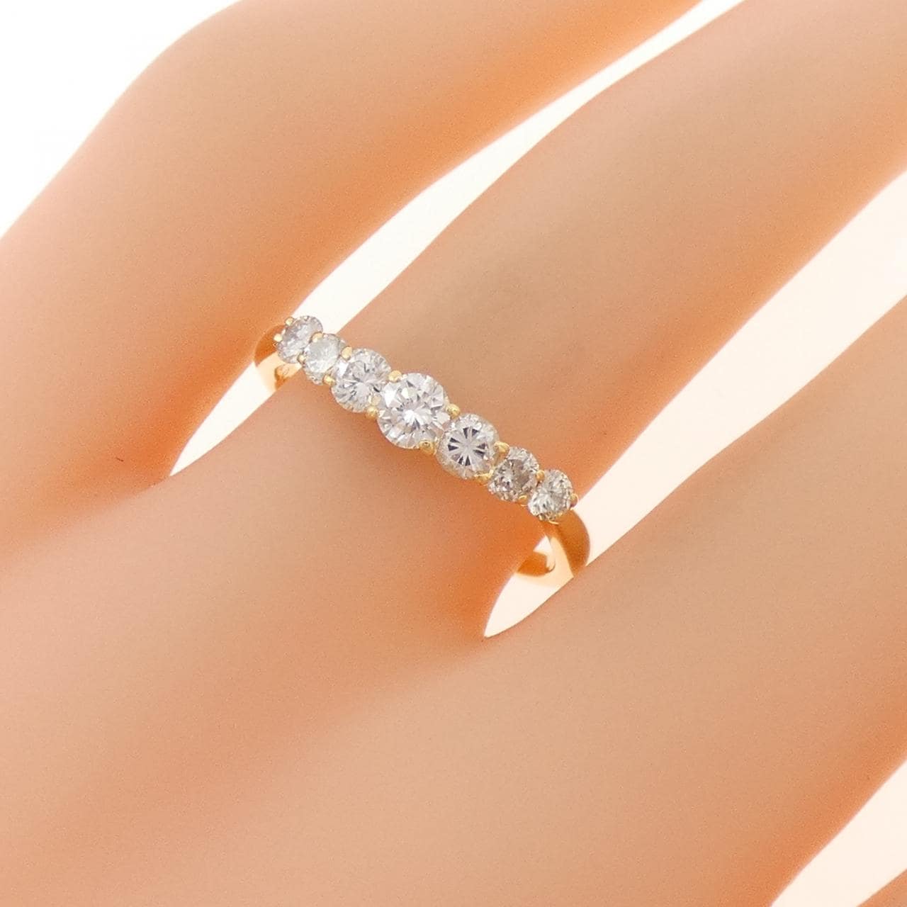 K18YG ダイヤモンド リング 0.53CT