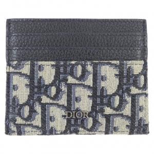 ディオール DIOR カードホルダー オブリーク ジャカード &グレインドカーフスキン 2ESCH135YSE CARD CASE
