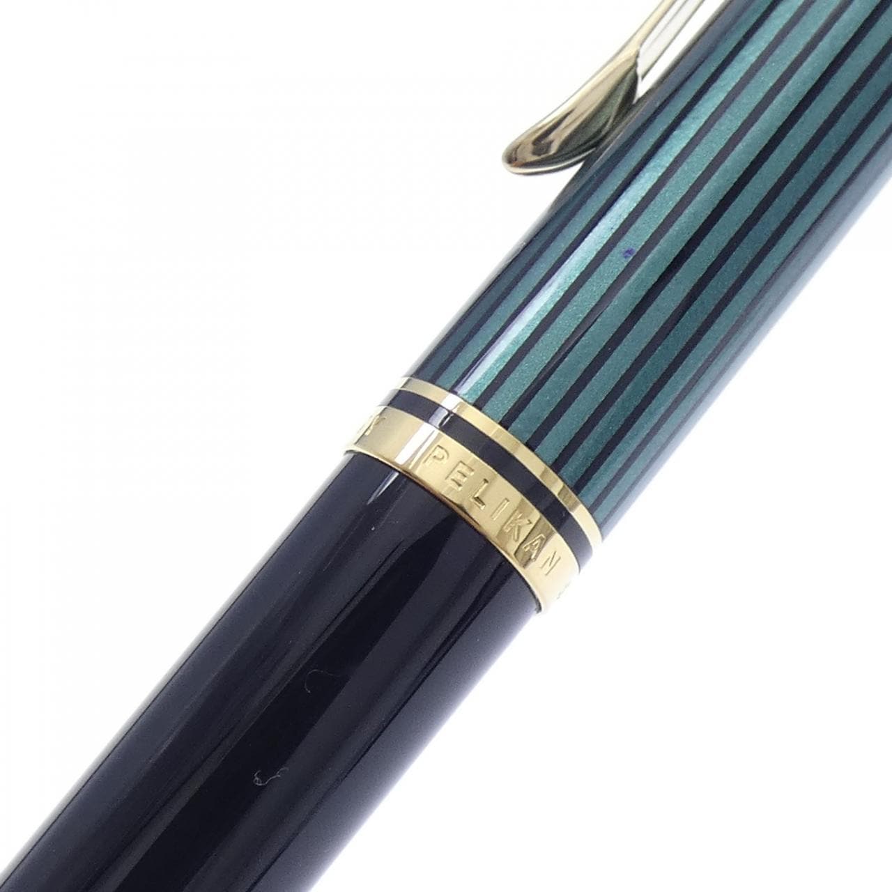 ペリカン スーベレーンK600グリーンストライプ ボールペン
