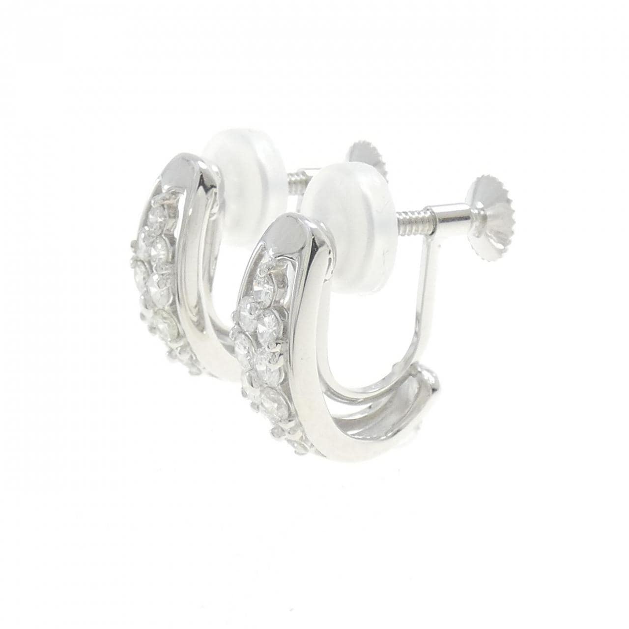 PT/K14WG ダイヤモンド イヤリング 0.70CT