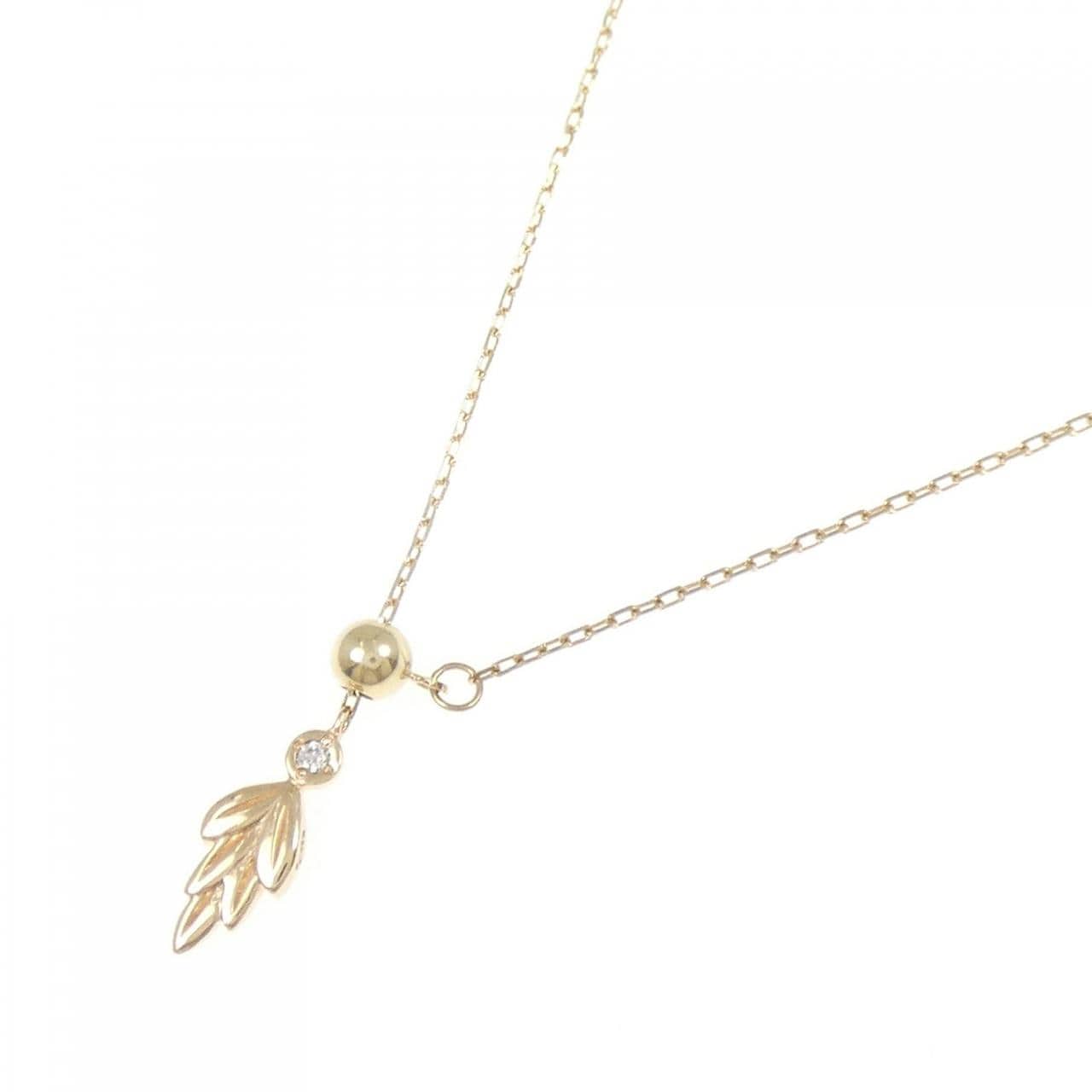 アガット ダイヤモンド ネックレス 0.008CT