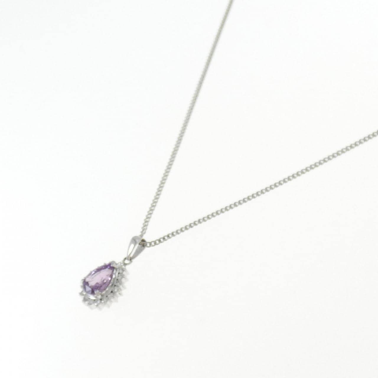 PT Sapphire Necklace 1.43CT