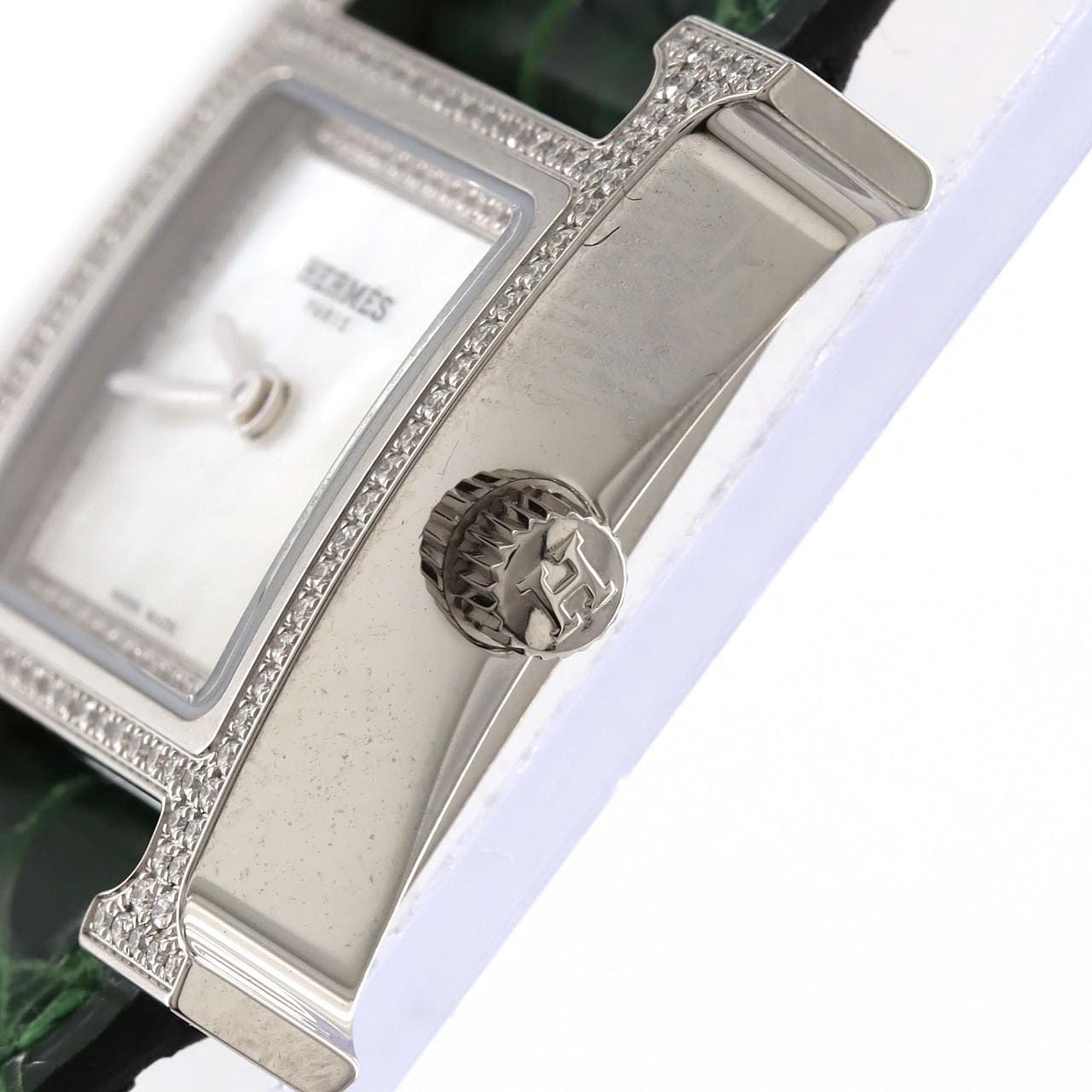 HERMES H 手錶/D HH1.132 不銹鋼石英