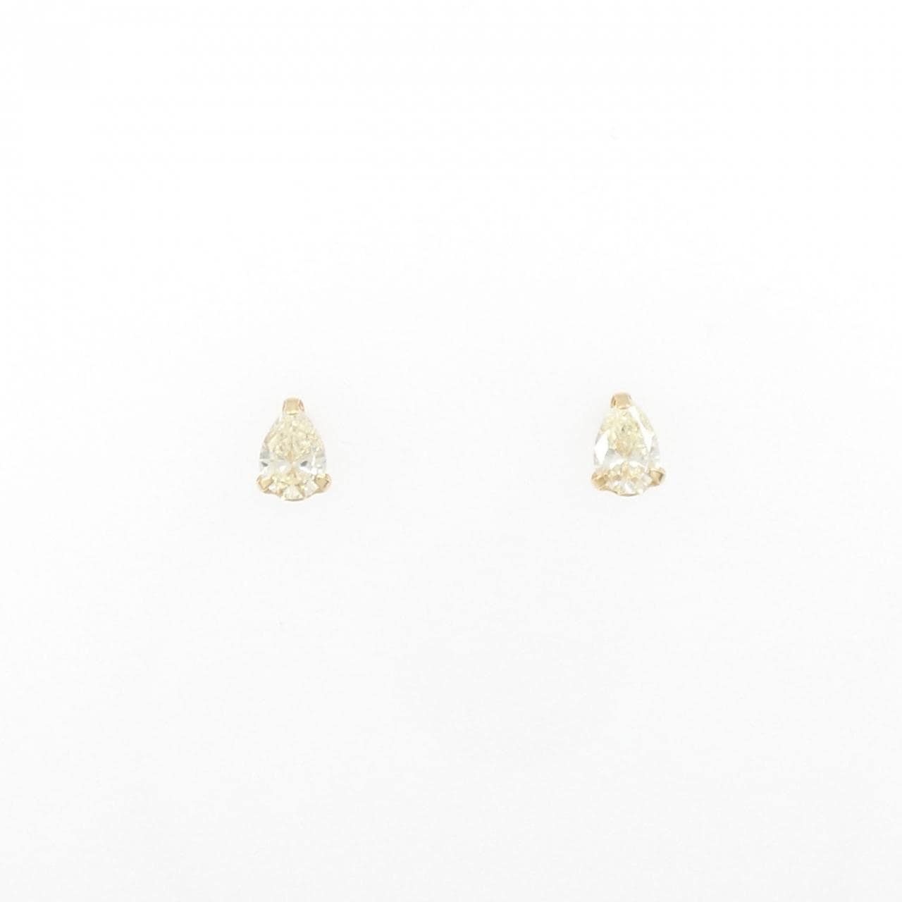 【新品】K18YG ダイヤモンド ピアス 0.32CT
