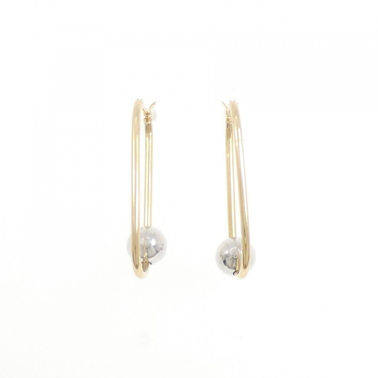 [新品] K18YG/K18WG 耳环
