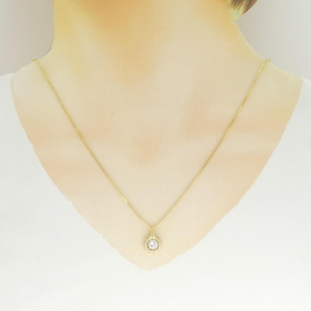 K18YG ダイヤモンド ネックレス 0.72CT