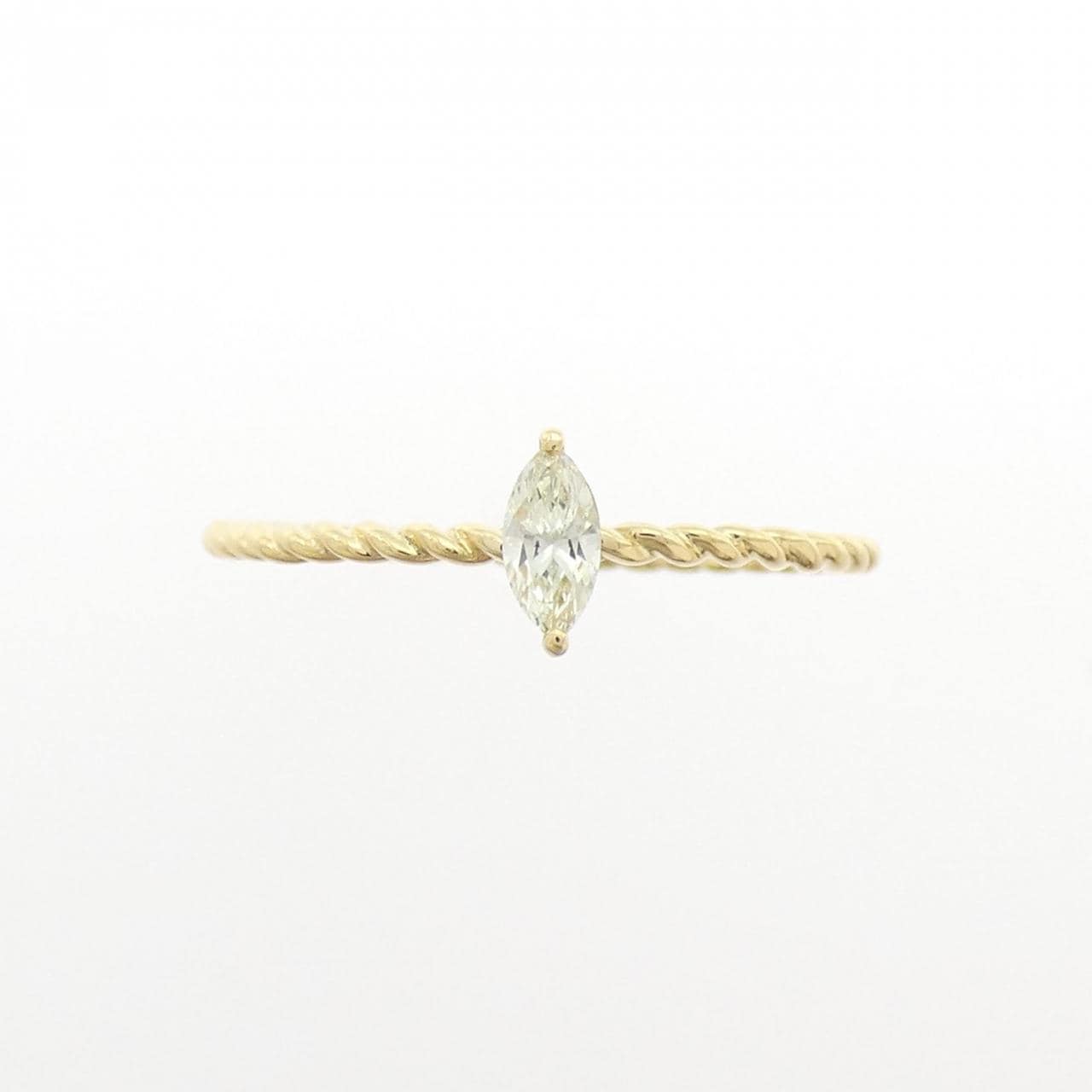 K18YG ダイヤモンド リング 0.13CT