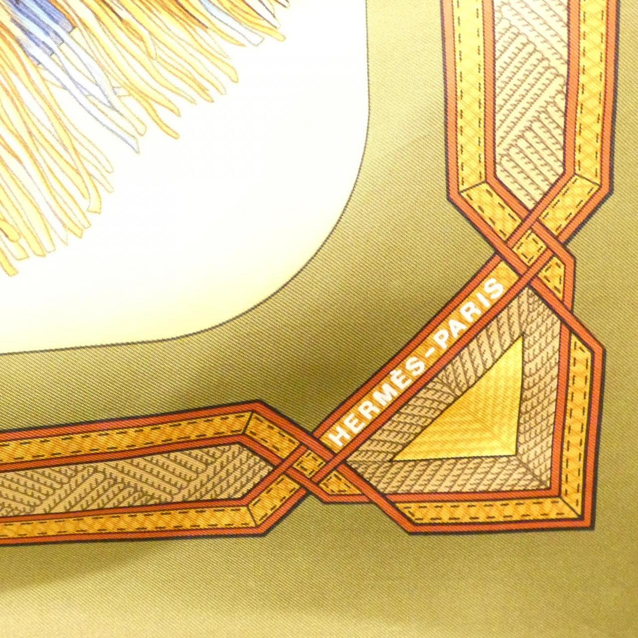 エルメス CUIRS DU DESERT カレ スカーフ