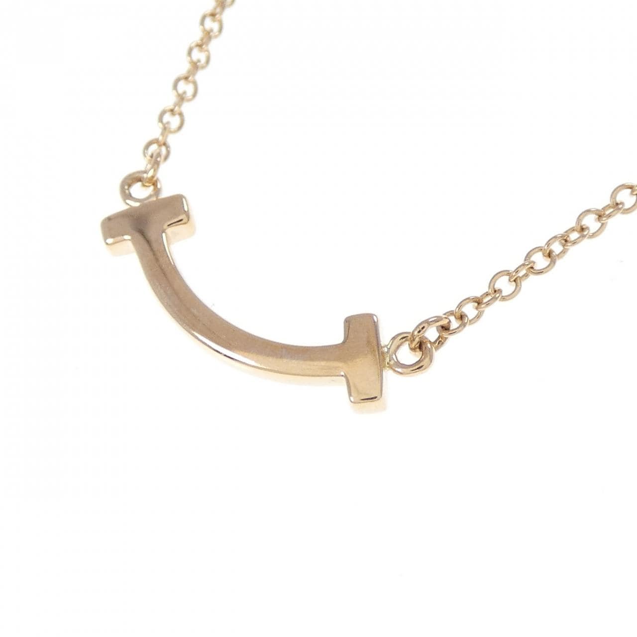 ティファニー Tスマイル ミニ ネックレス