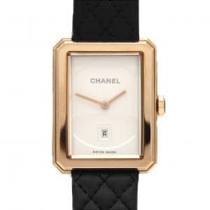 シャネル ボーイフレンド PG H6588 ベージュゴールド クォーツ