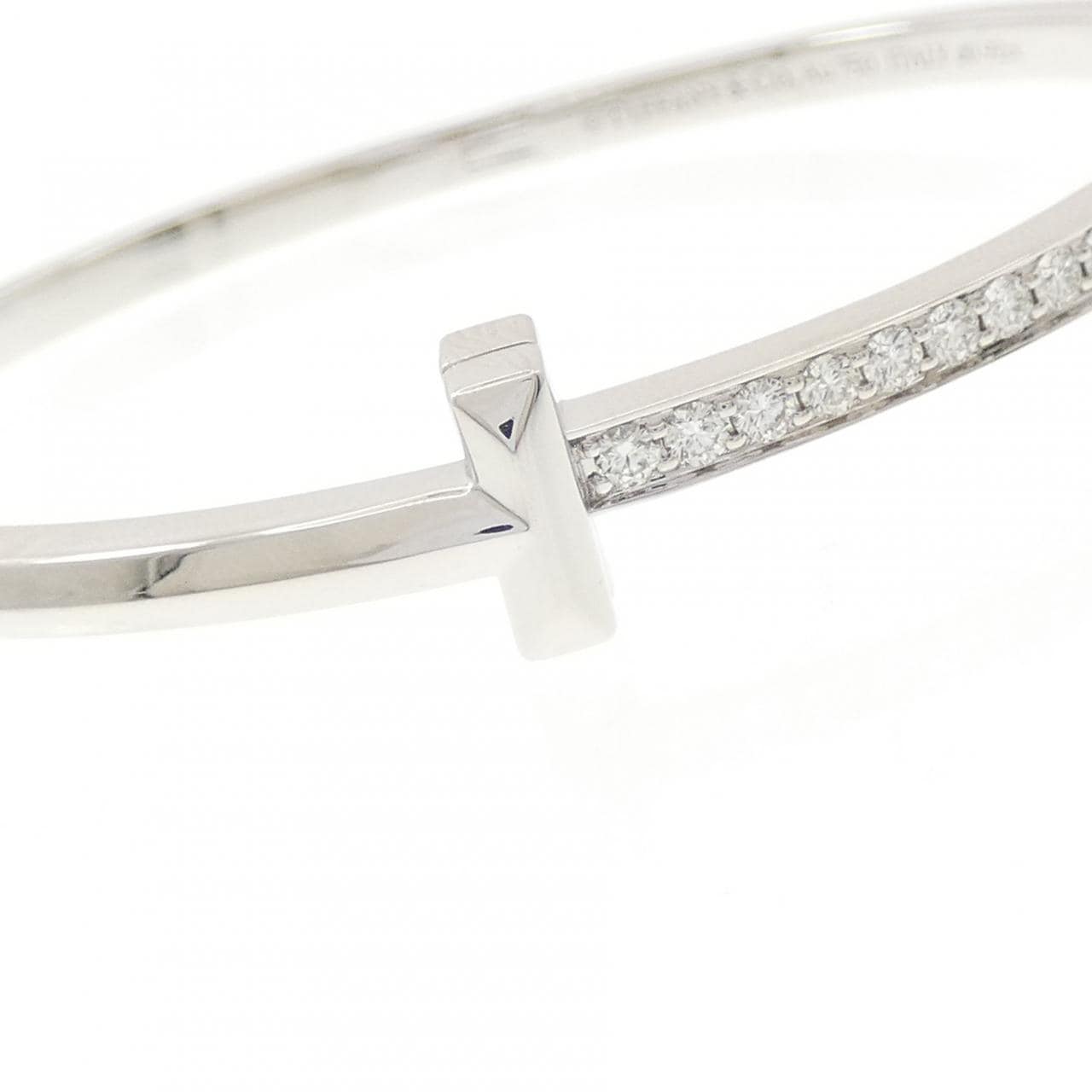 ティファニー Tワン ナロー バングル 0.92CT