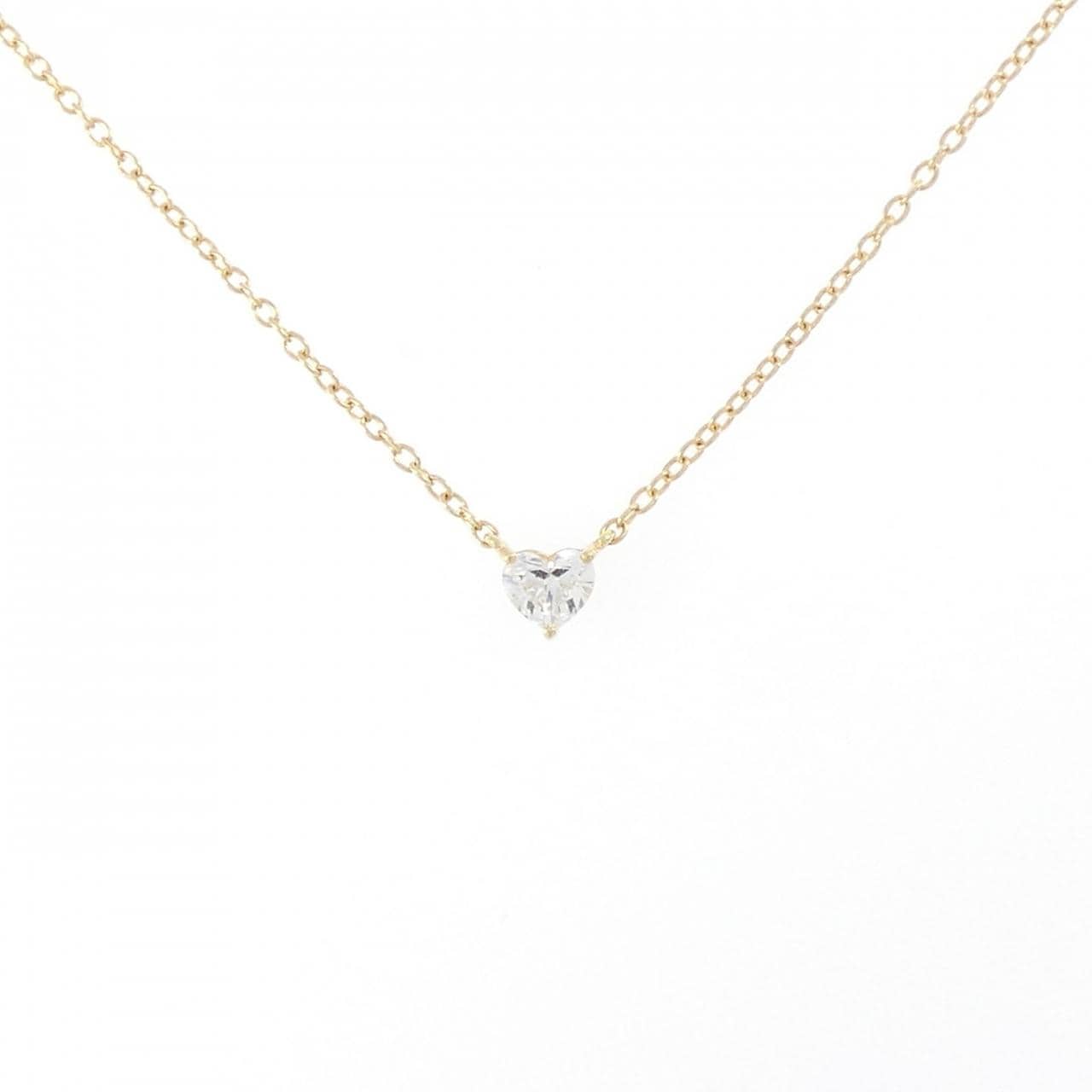 アーカー ハート ダイヤモンド ネックレス 0.11CT