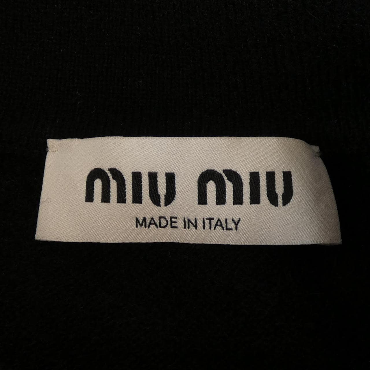 ミュウミュウ MIU MIU MIU MIUロゴ MMF890 SOOO 13S1 カーディガン