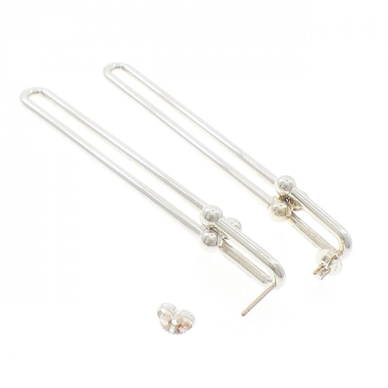 ティファニー ダブルロング リンク ピアス