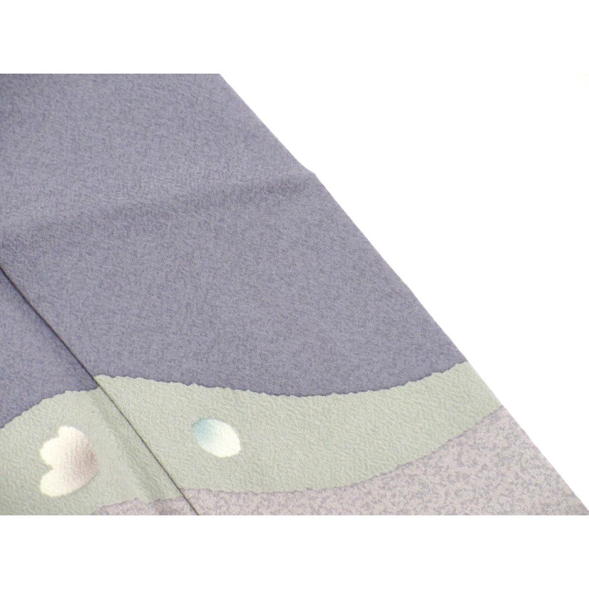 訪問着　友禅金彩加工　刺繍入り