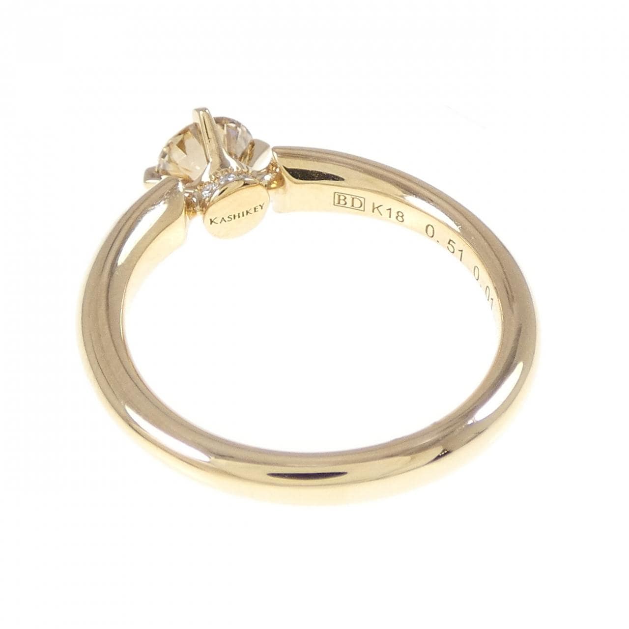カシケイ ソリティア リング 0.51CT