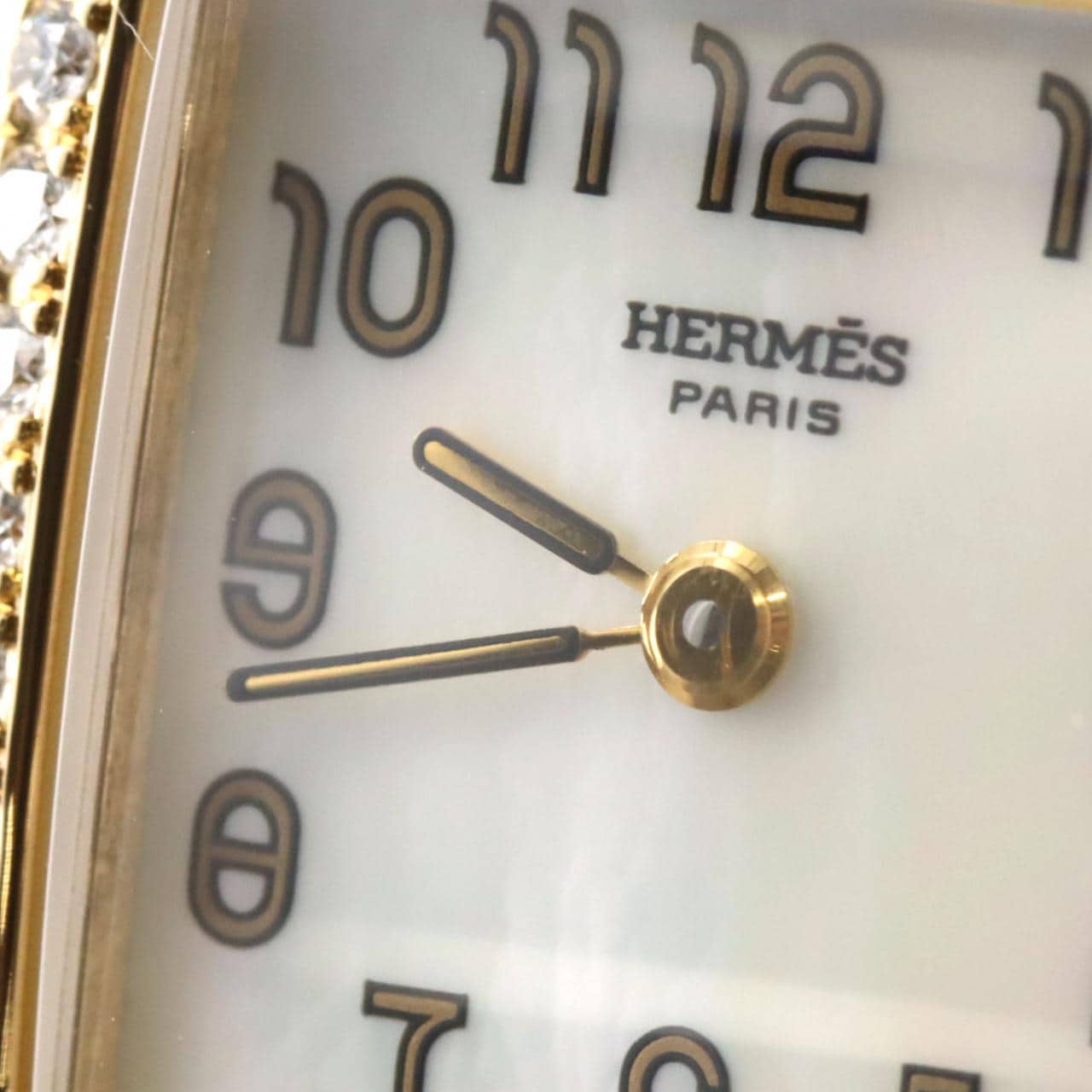 HERMES Cape Cod YG/D Bracelet D CC1.187 YG Quartz