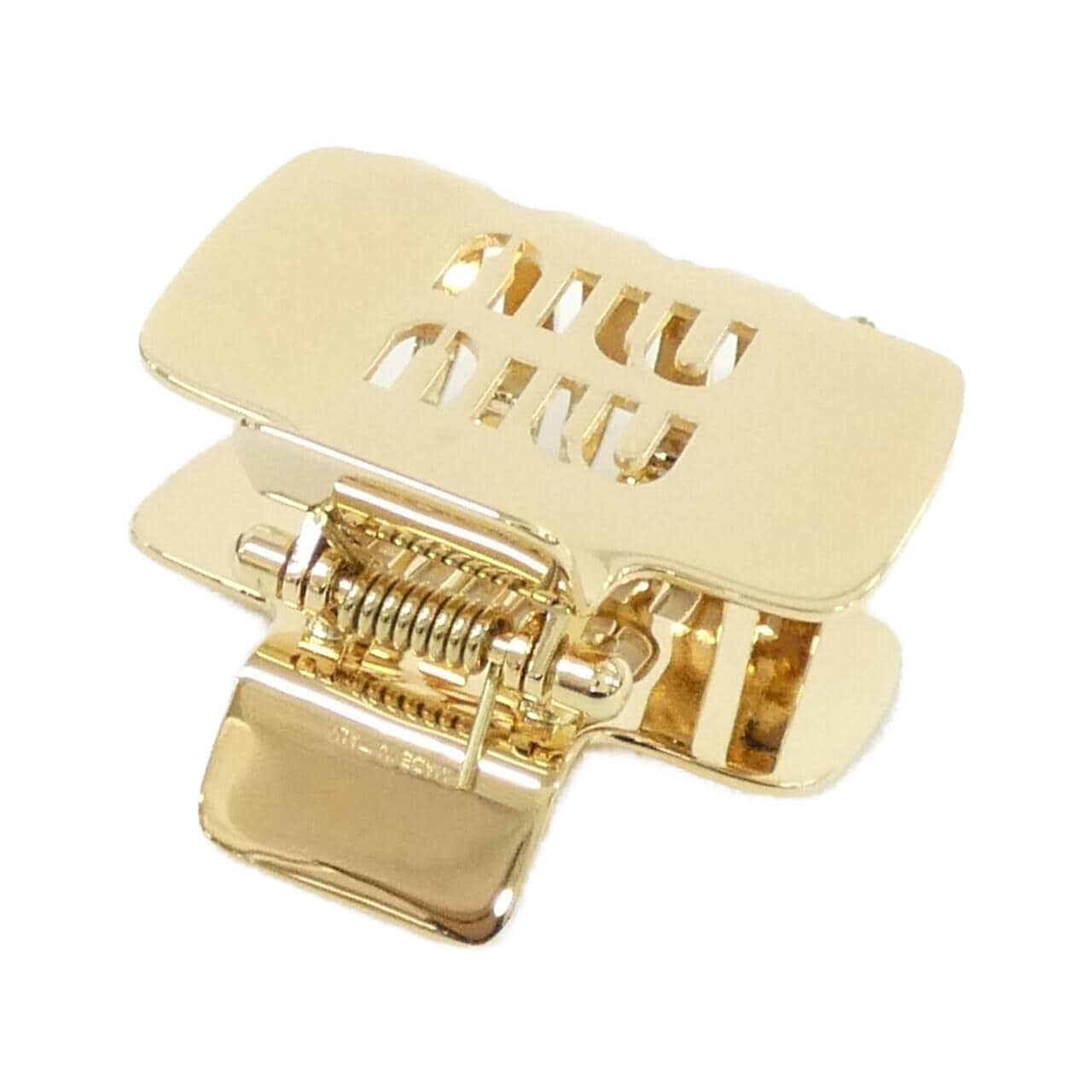【新品】ミュウミュウ 5IF219 ヘアークリップ