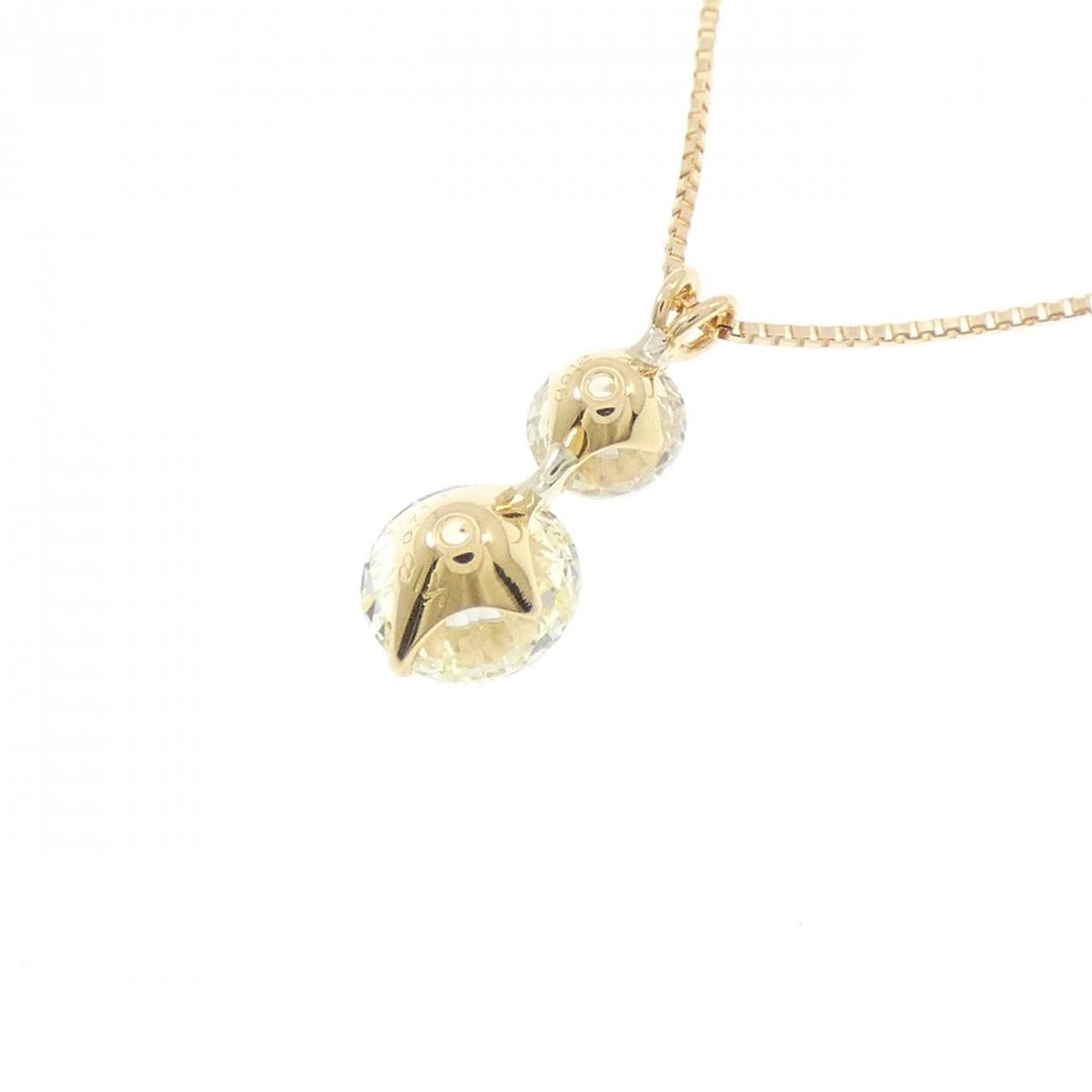 K18YG ダイヤモンド ネックレス 0.710CT