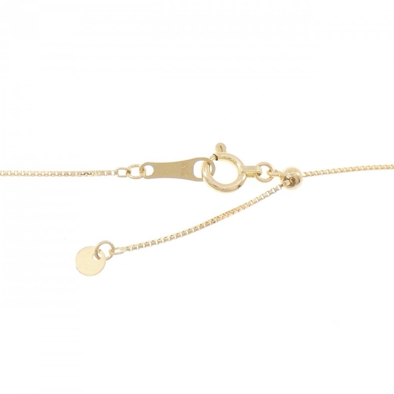 K18YG ダイヤモンド ネックレス 0.22CT