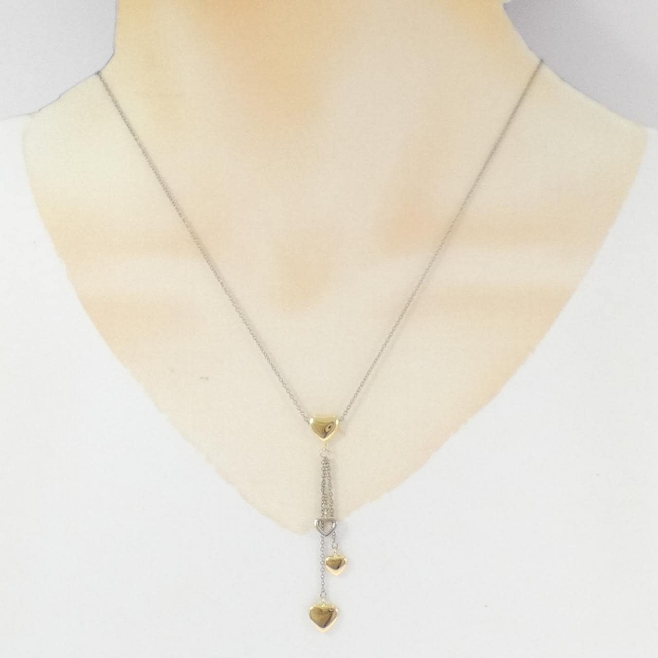 ティファニー 750WG/750YG ネックレス