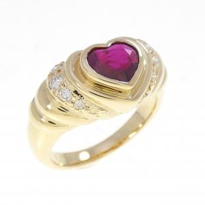 ミキモト ルビー リング 0.63CT