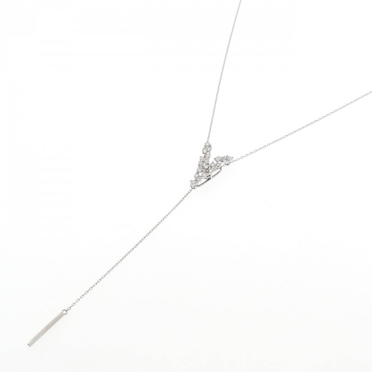 PT900/PT850 ダイヤモンド ネックレス 0.37CT