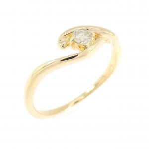 K18YG ダイヤモンド リング 0.10CT