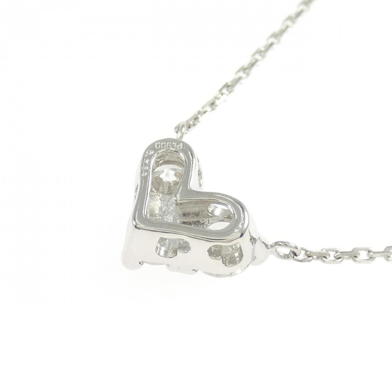 PT900/PT850 ダイヤモンド ネックレス 0.759CT E-F SI1 VG