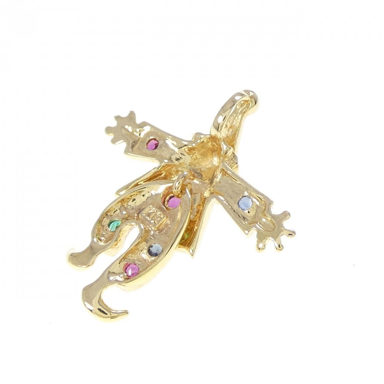 K18YG カラーストーン ペンダント