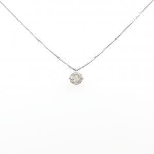 PT950/PT850 ソリティア ダイヤモンド ネックレス 1.060CT