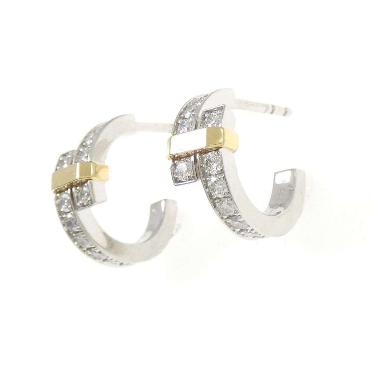 ティファニー エッジ フープ ピアス