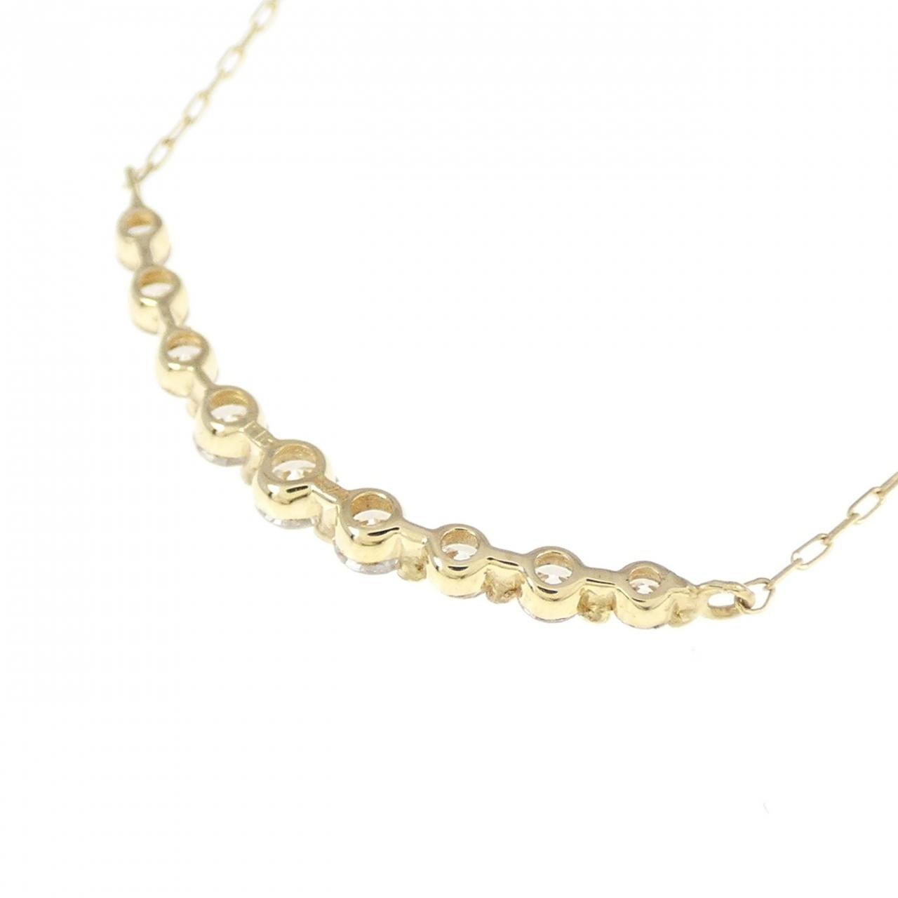 【新品】K18YG ダイヤモンド ネックレス 0.20CT