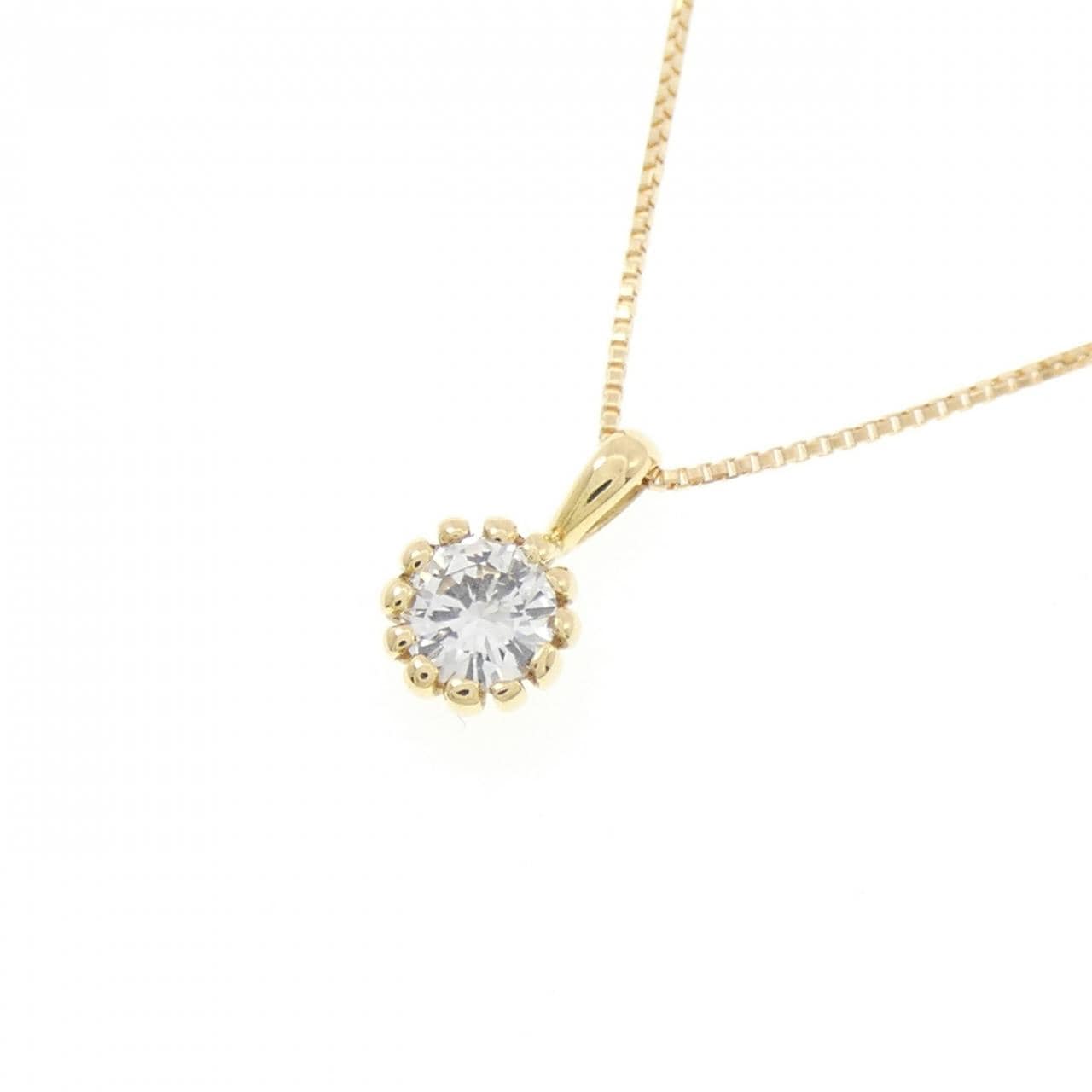 K18YG ダイヤモンド ネックレス 0.223CT