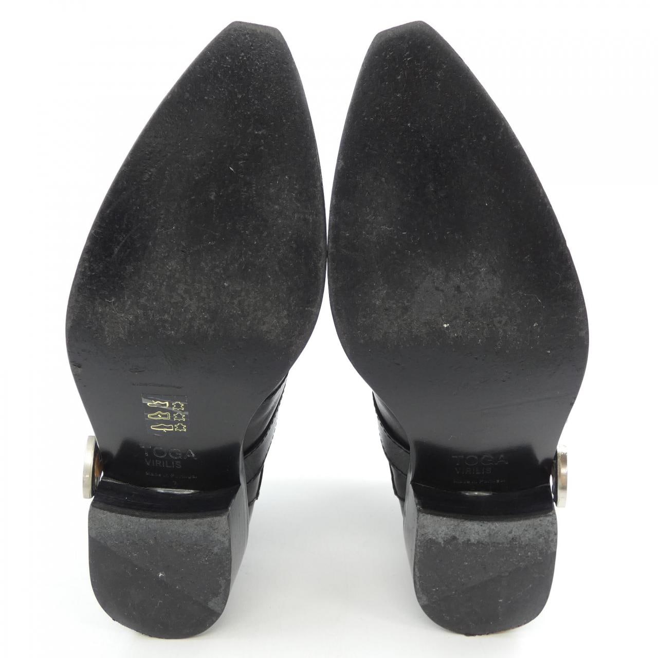 トーガ TOGA ウエスタン バックル ブーツ