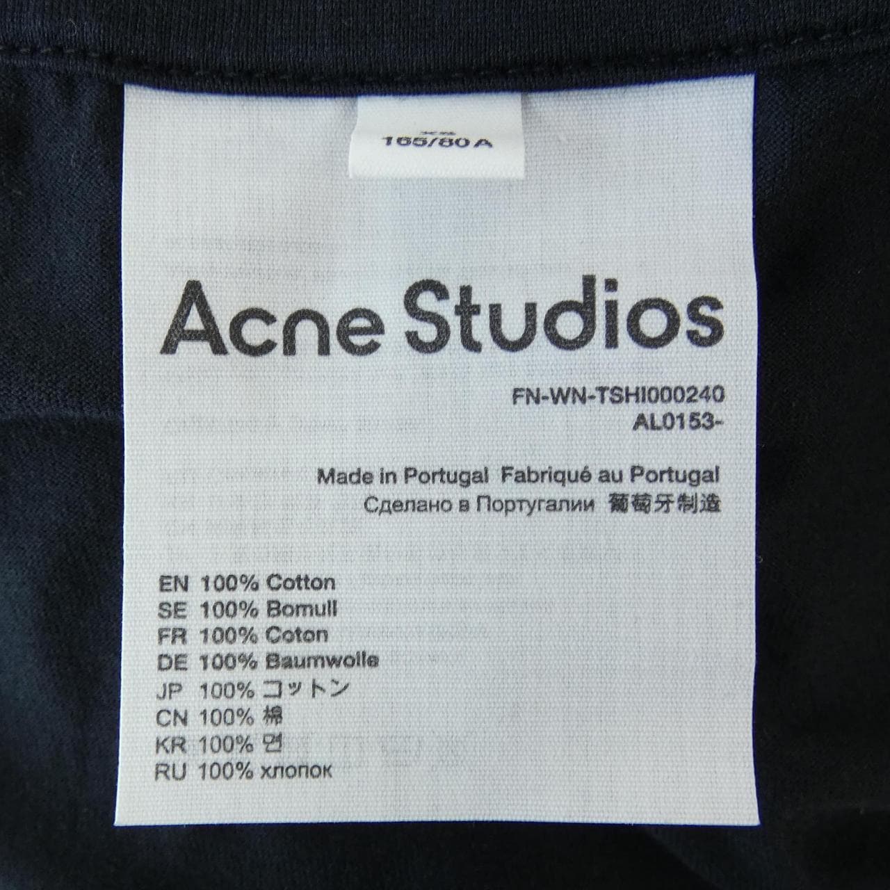 アクネストゥディオズ ACNE STUDIOS AL0153 Tシャツ