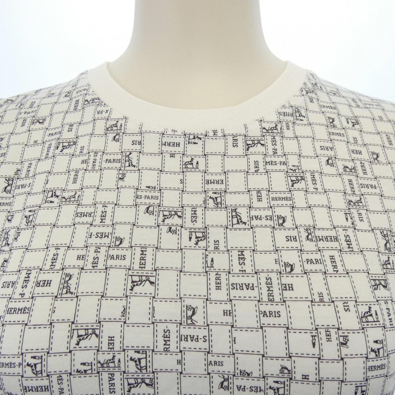 エルメス HERMES BOLDUC AU CARRE ボルデュックチェック 5E4645DK Tシャツ