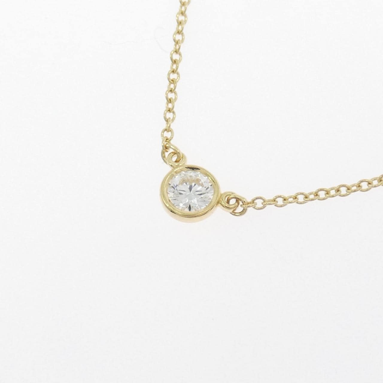 ティファニー バイザヤード ネックレス 0.20CT H VS2 3EXT