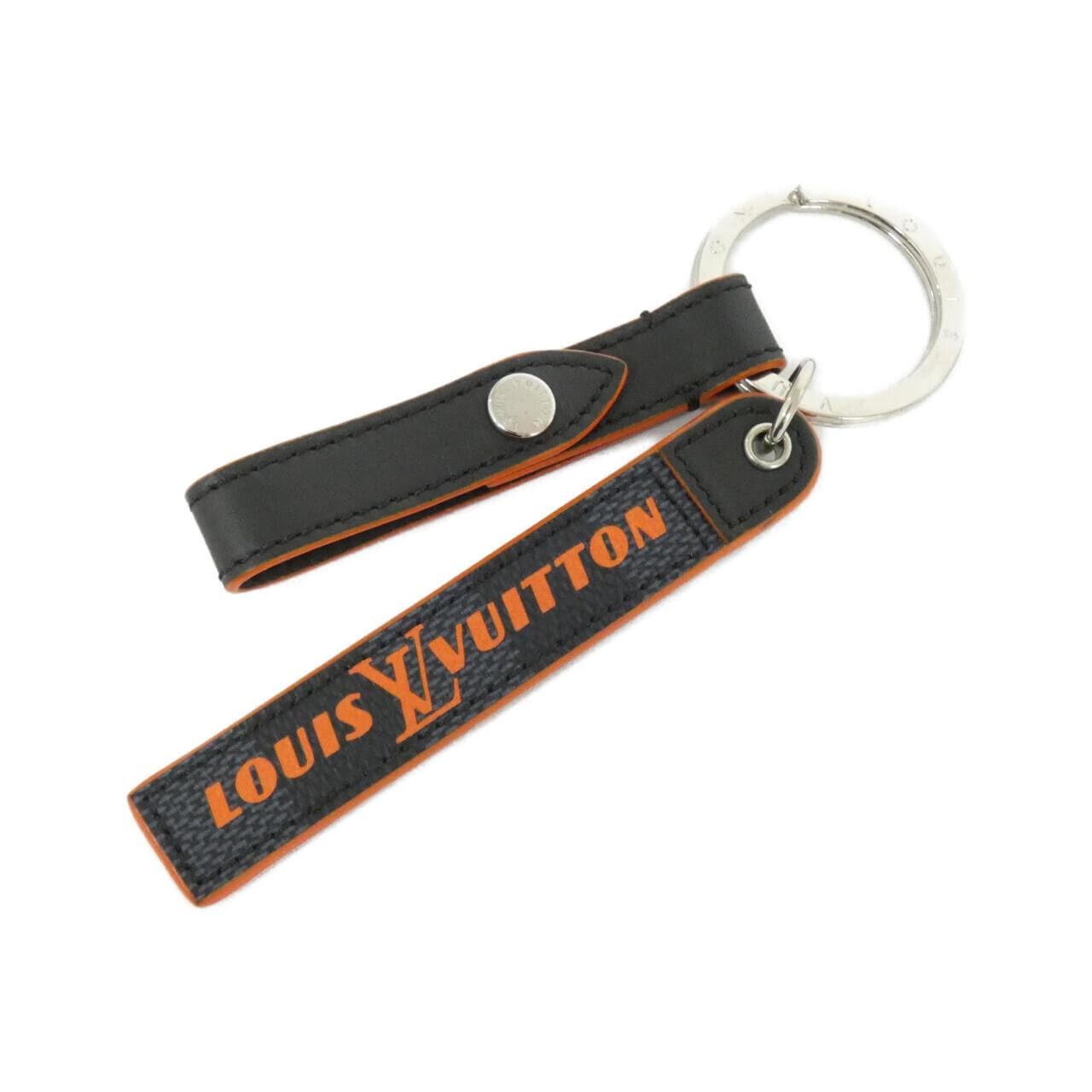 ルイヴィトン ダミエ コバルト ポルト クレ ベルト タブ M67776 キーリング