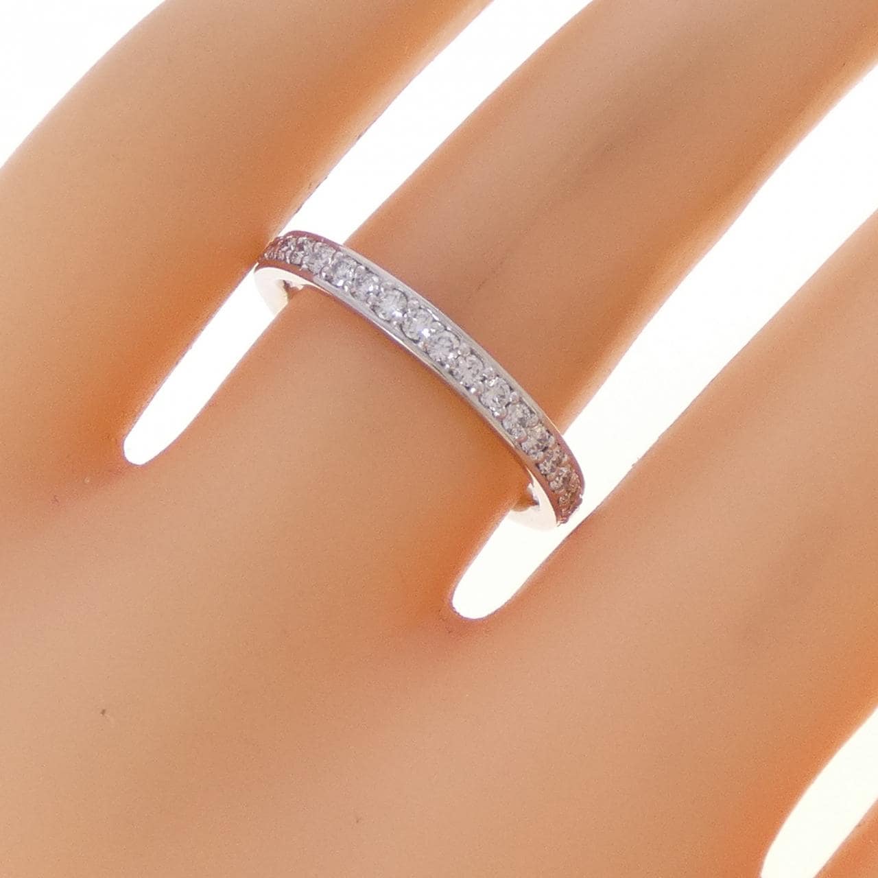 PT900 フルエタニティ ダイヤモンド リング 0.52CT
