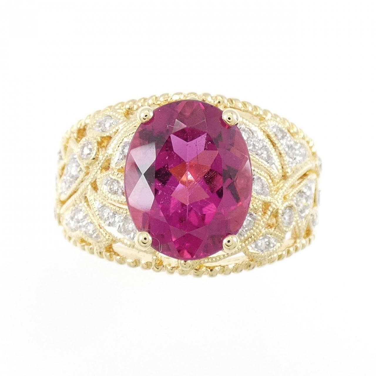 K18YG Rubellite Tourmaline Ring 2.57CT