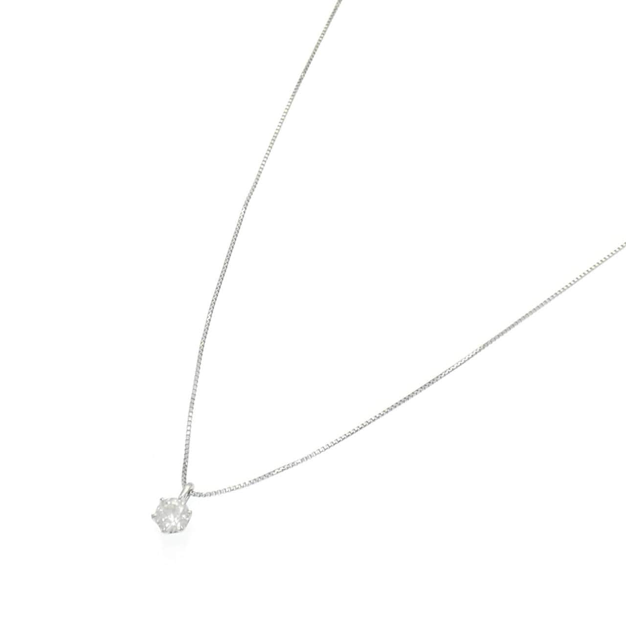 PT900/PT850 ソリティア ダイヤモンド ネックレス 0.20CT