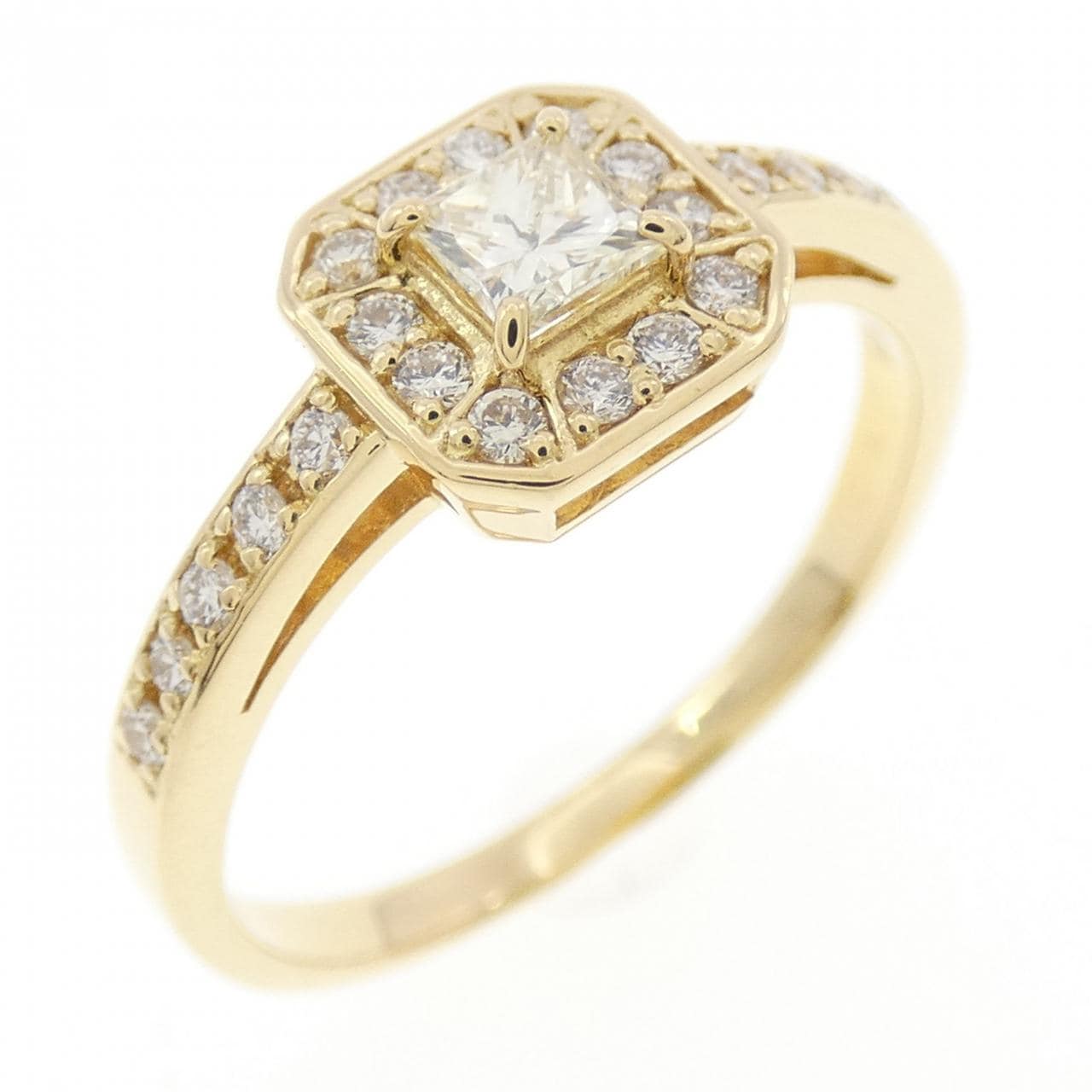 K18YG ダイヤモンド リング 0.17CT