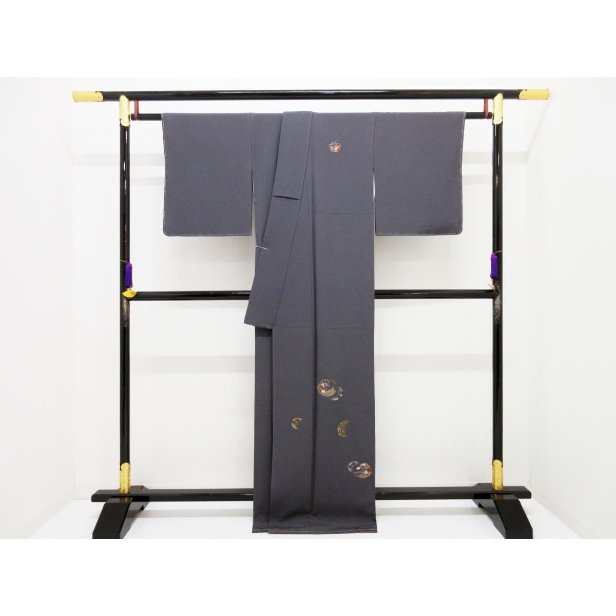 【未使用品】訪問着 金彩加工 刺繍入り
