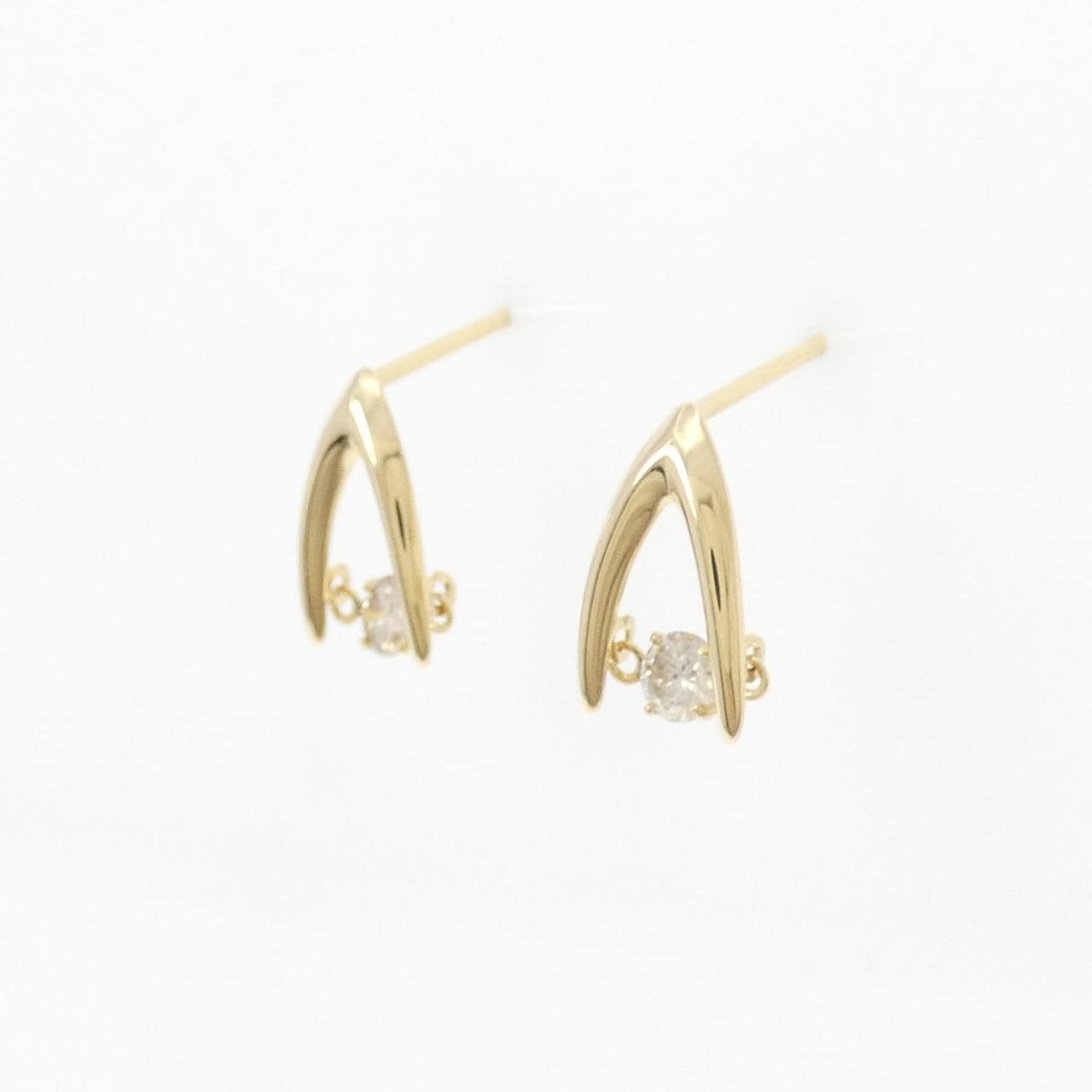 K18YG ダイヤモンド ピアス 0.20CT