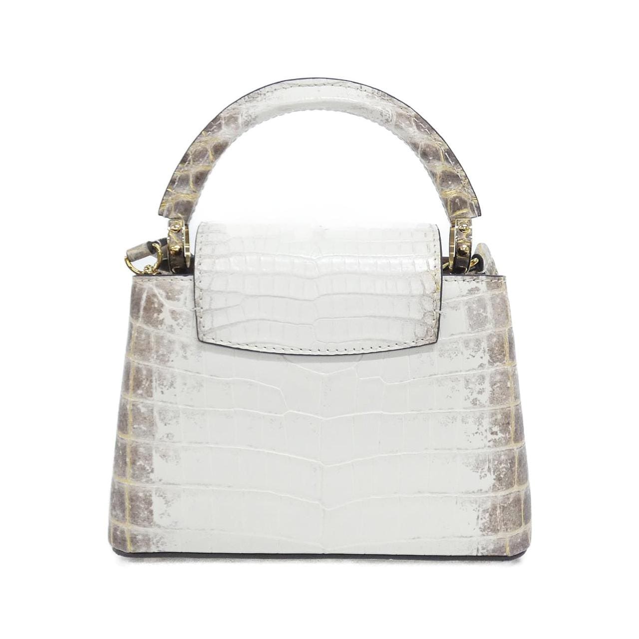LOUIS VUITTON Exotic Leather Capucines Mini Bag N98156