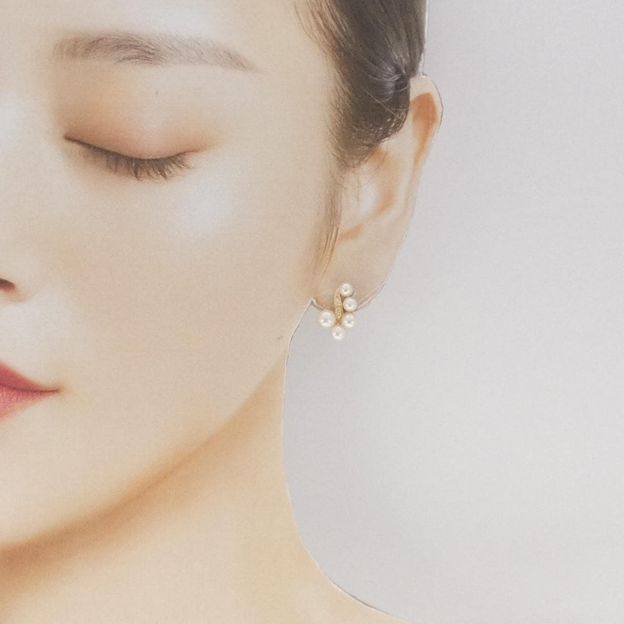 K18YG アコヤパール イヤリング