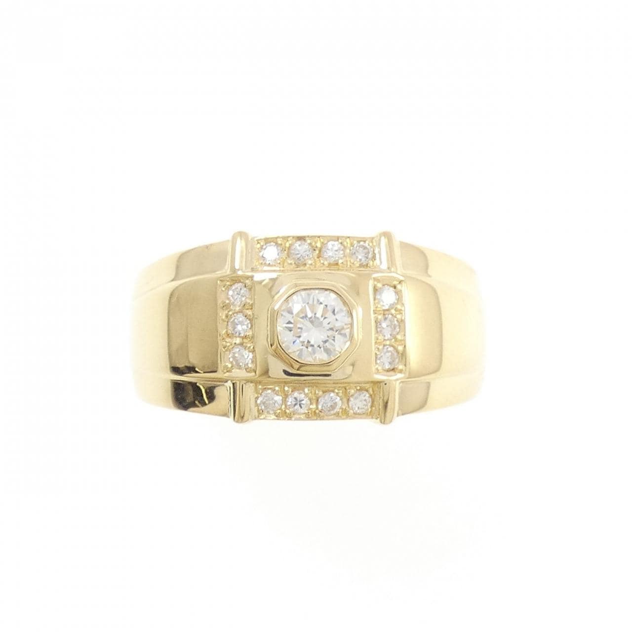 K18YG ダイヤモンド リング 0.29CT
